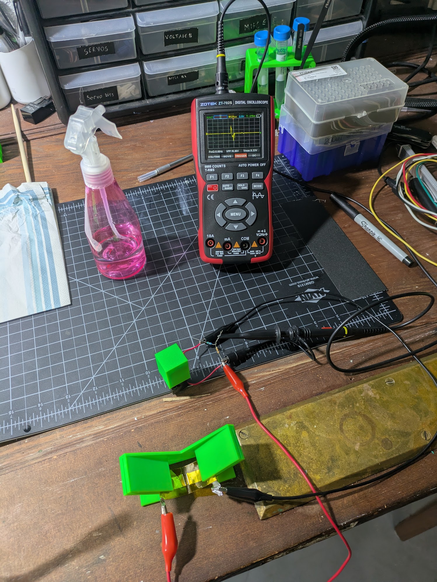 Testing the 2.4mm gap