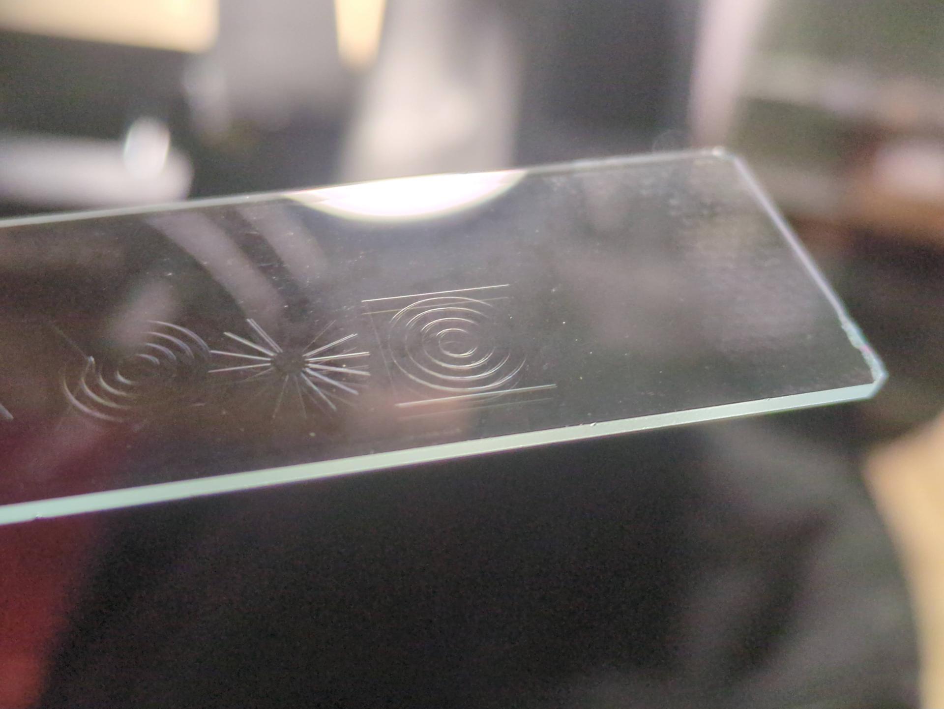 Hard to capture these tiny scratches on camera well.